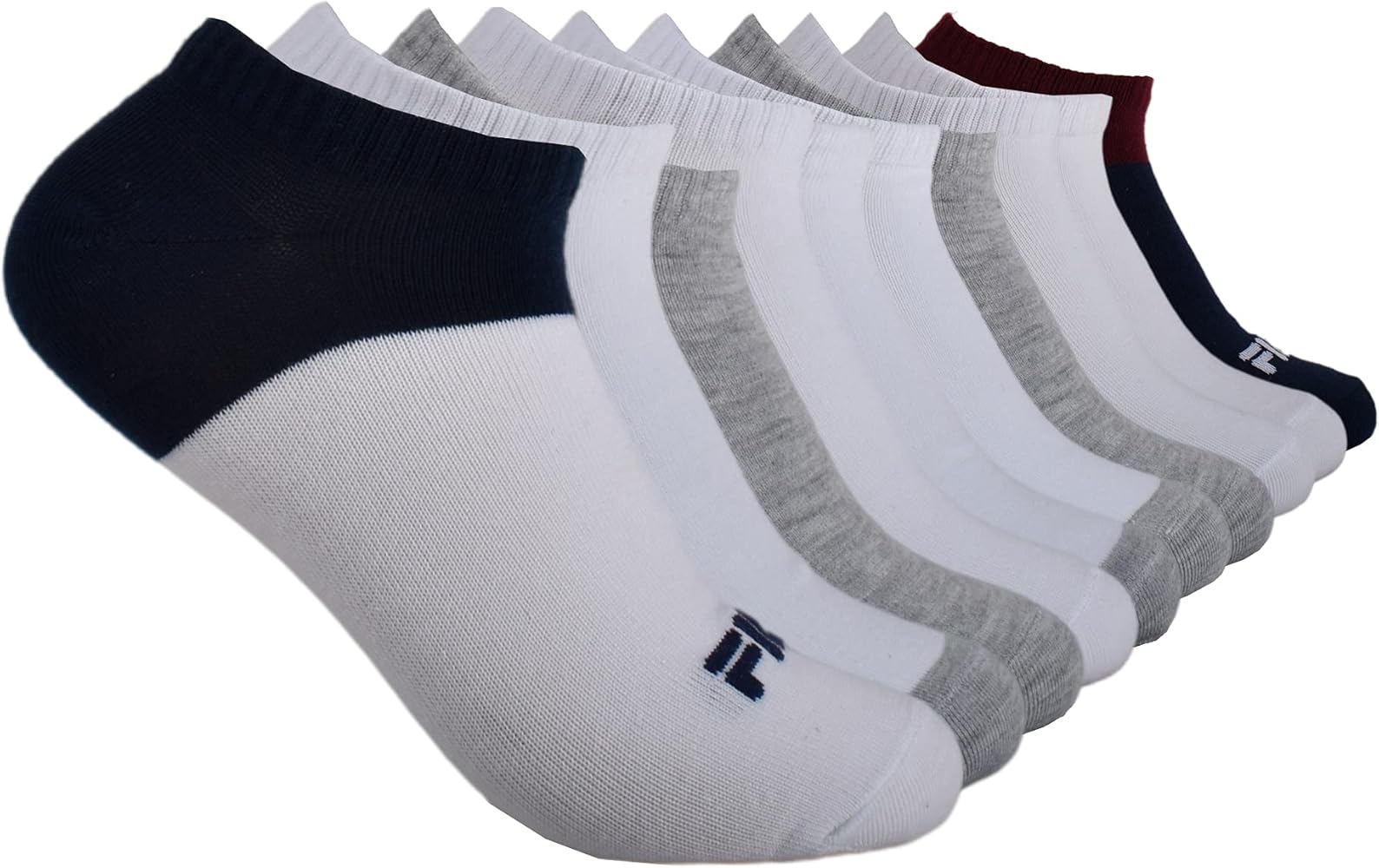 Fila Women's 10 Pack No Show Socks