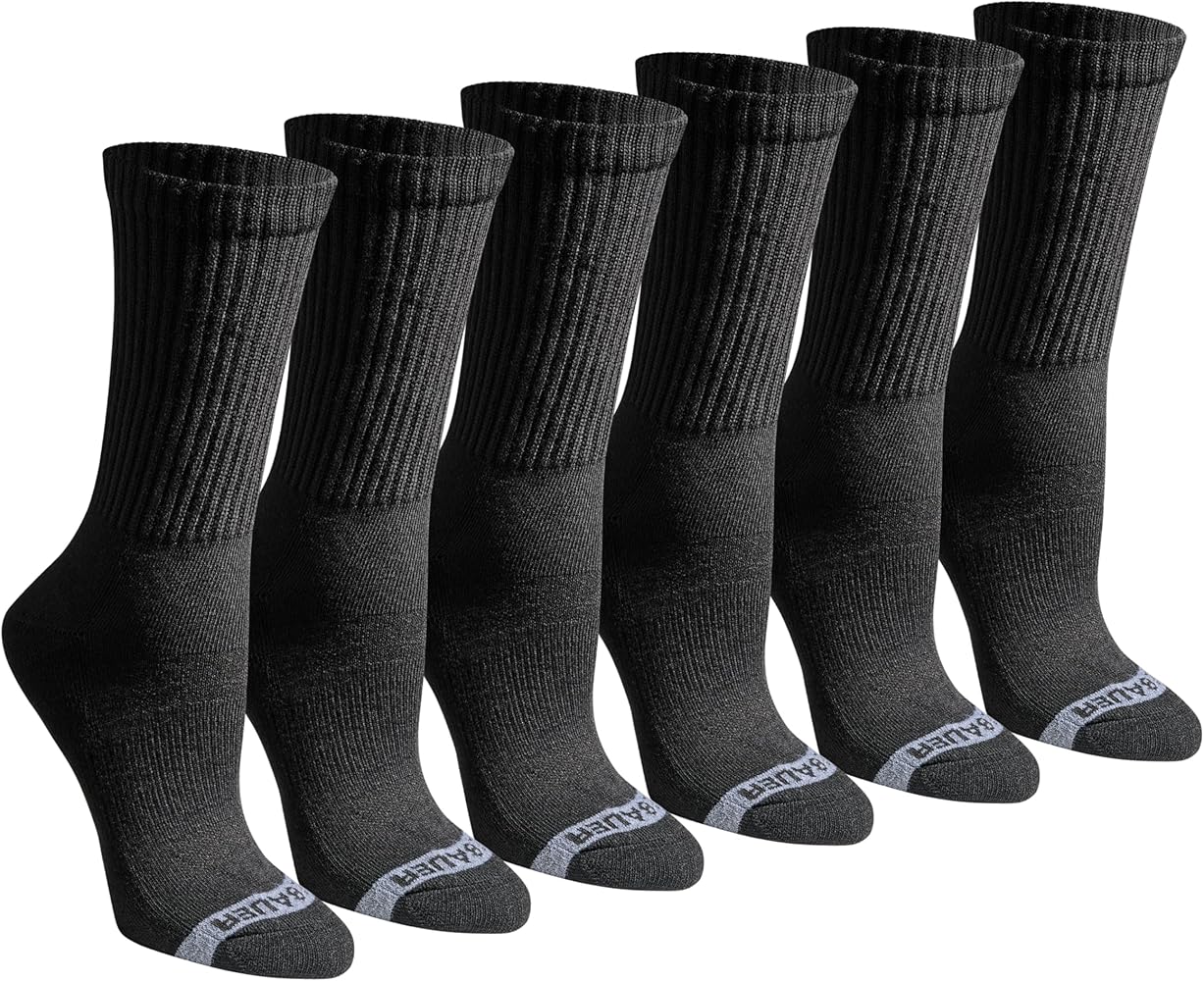 Eddie Bauer Women's Dura Dri Moisture Control 6-pair Crew Socks