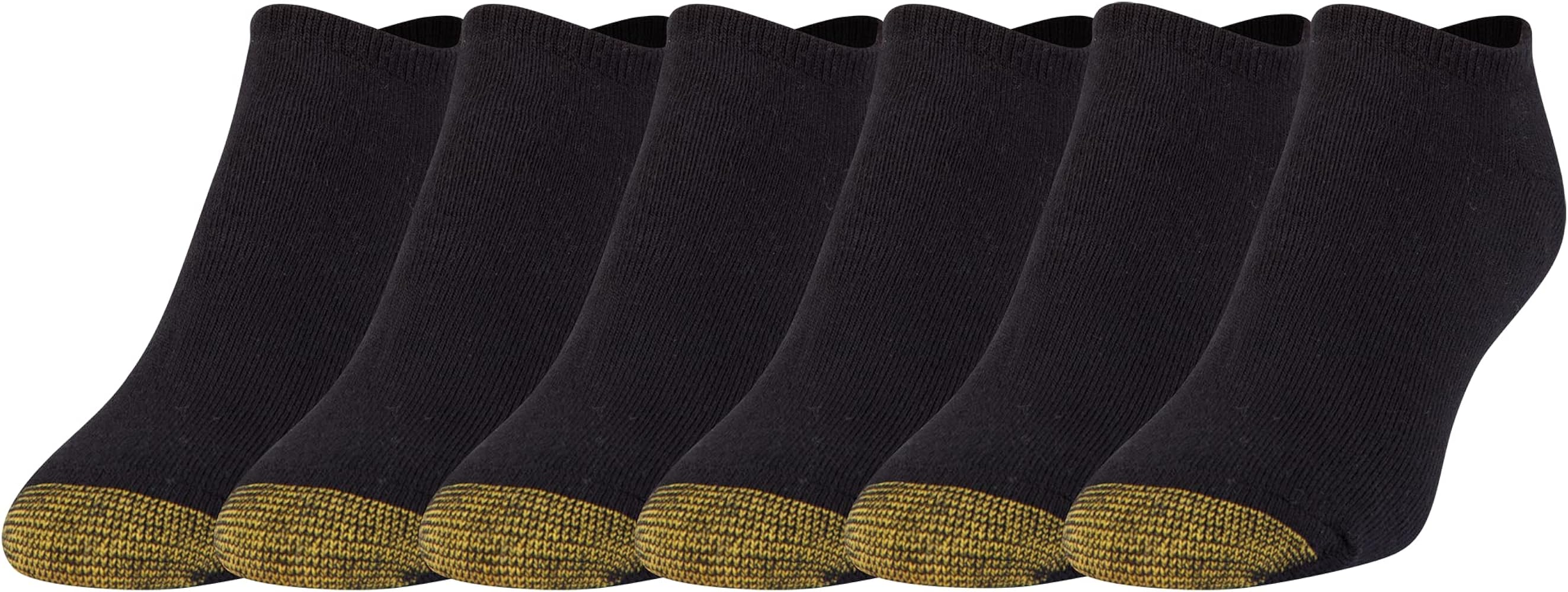 GOLDTOE Women's Cushion No Show Socks, 10-pairs