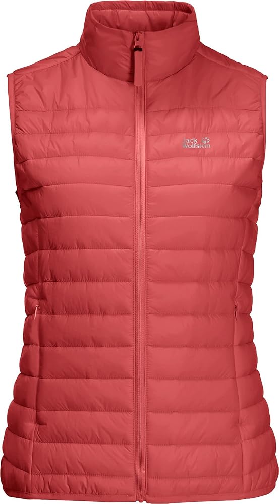 Jack Wolfskin Women's Standard Jwp Vest, Coral Red, Small