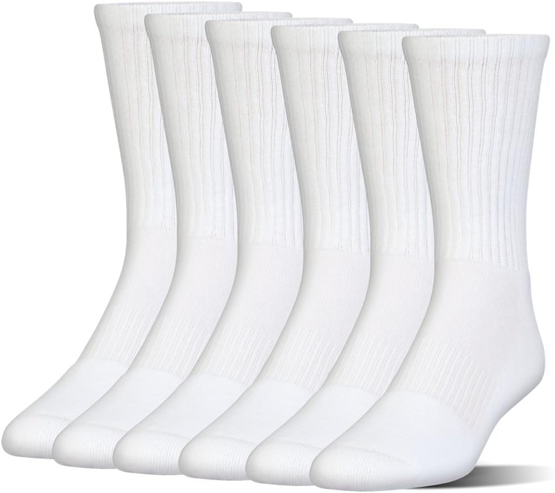 Under Armour Adult Cotton Crew Socks, Multipairs