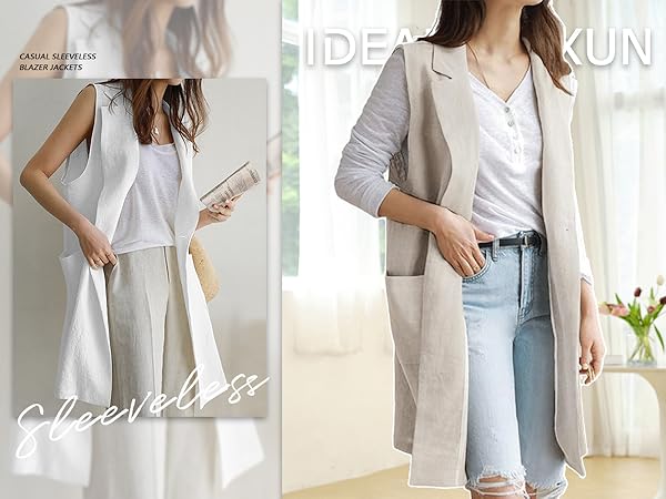 Linen Vest 