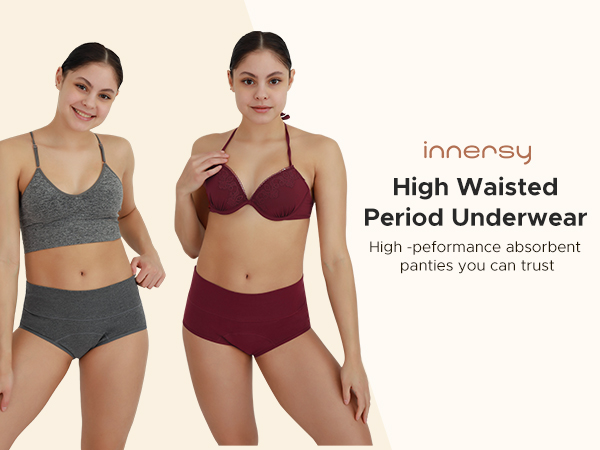 High waisted period underwear