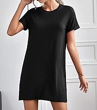 tshirt dresses for women short dresses for women casual black tee shirt dress