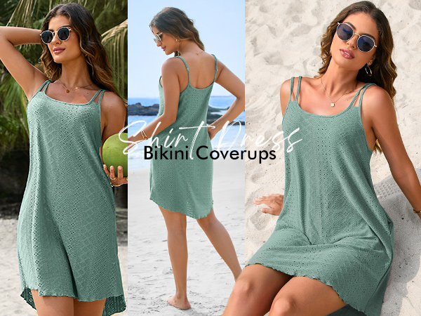 women;s swimsuit cover up dress