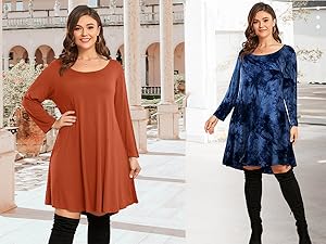 fall dres swearter dress  plus size dress