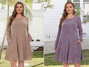 swearter dress fall dresses plus size dress