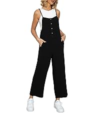 B0CLLZ15YB Casual Loose Sleeveless Jumpsuits Spaghetti Strap Long Romper Overalls Summer Outfits 