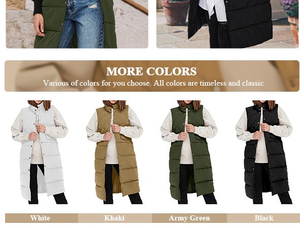 Button Sleeveless Down Coats Thickened Warm Windbreakers