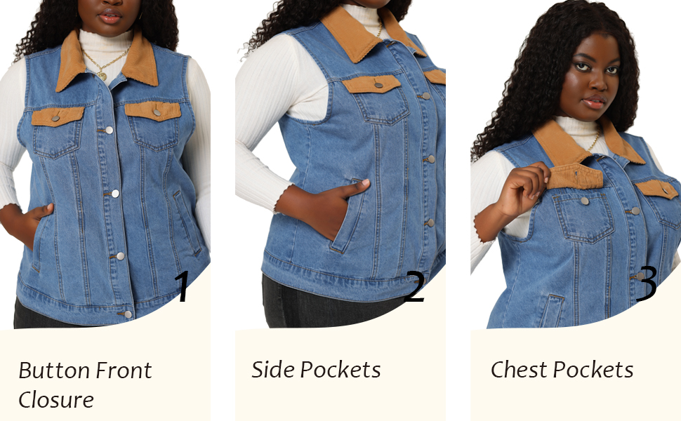 Denim Vest Jacket