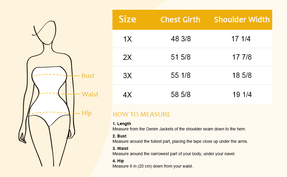 Garment Size Chart