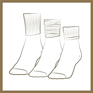 turn cuff socks, cute socks, socks with heels, crew socks women, 