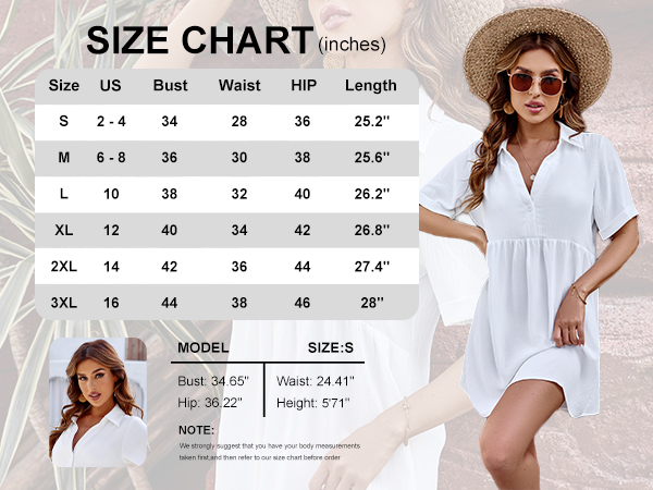 Short Sleeve Beachwear Coverups