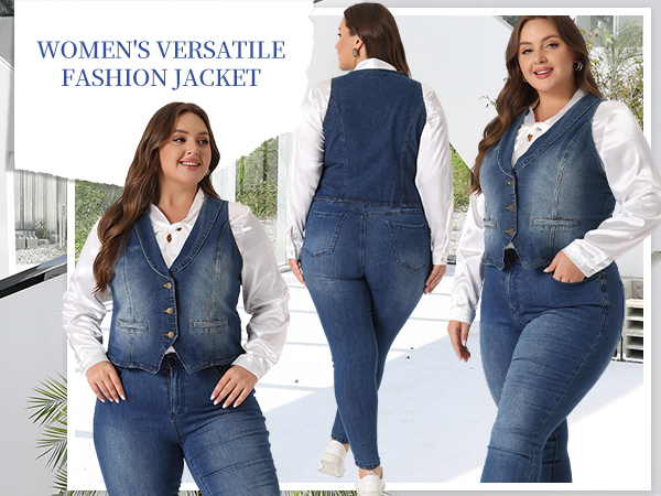 Denim Vest for Women 