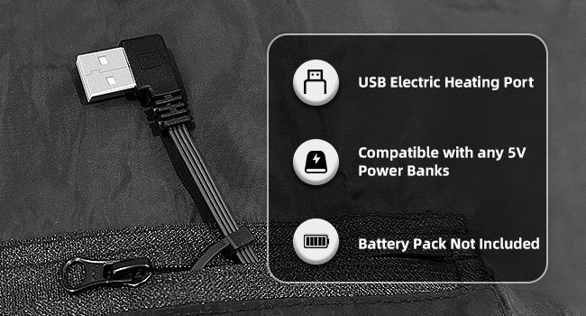 usb heated vest