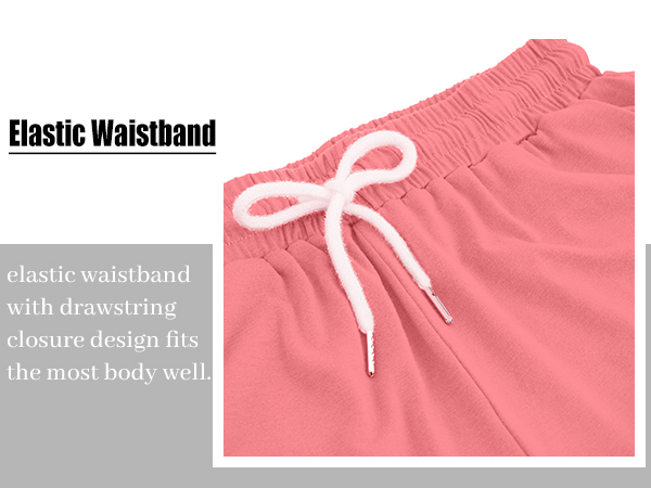 elastic waistband shorts