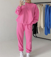 soft fleece sweatsuit for women