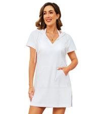 terry cloth swim cover up for women