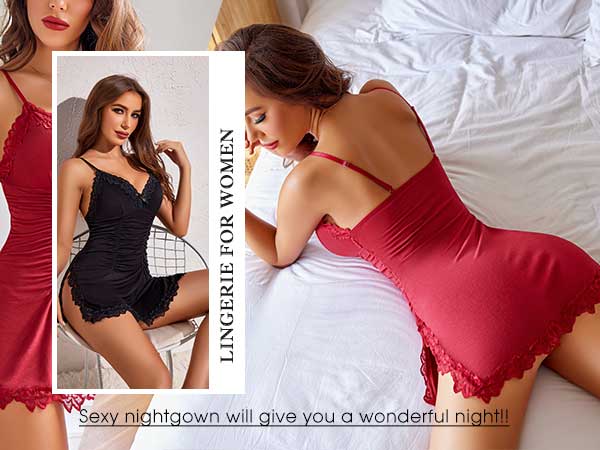 Womens sexy sleepwear