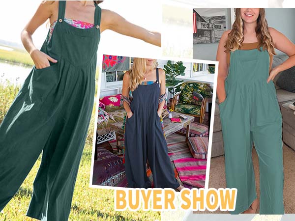 wide leg overalls for women 