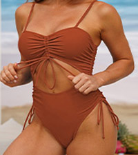 Women Ruched Swimsuit