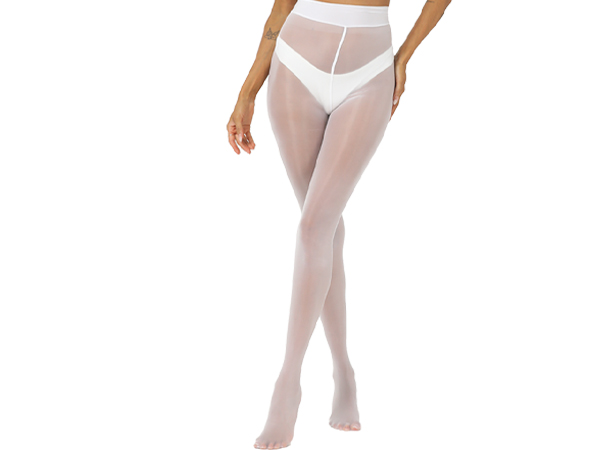 white tights for women