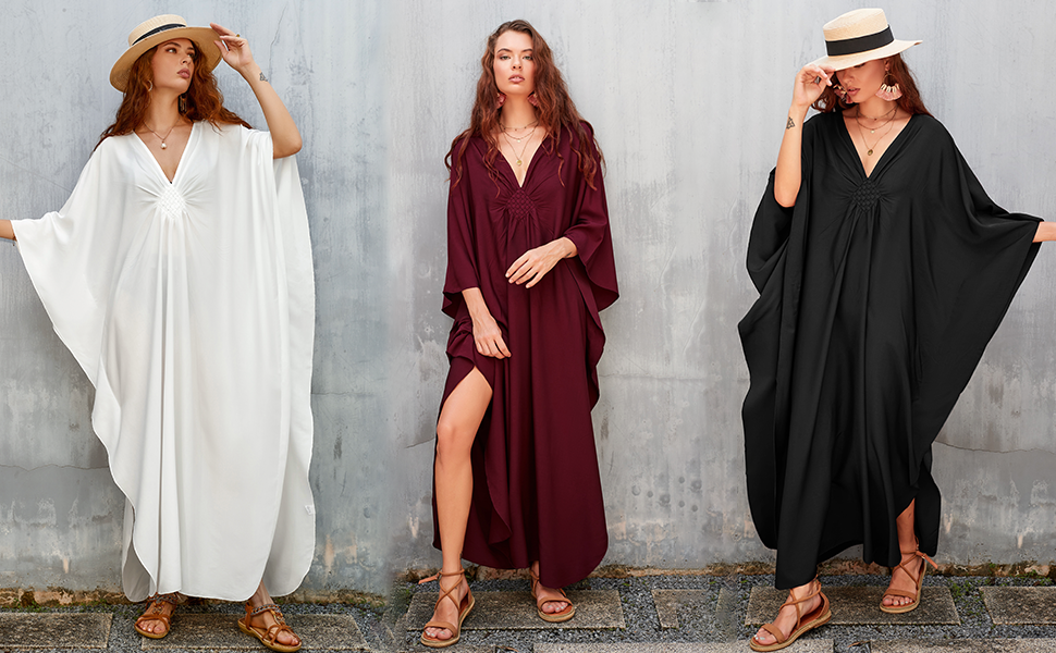 solid caftans