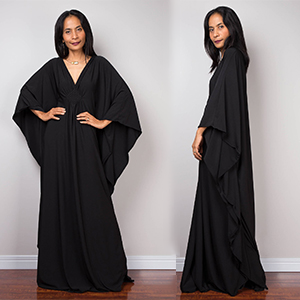 black caftans