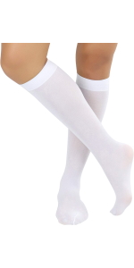 opaque knee high nylon socks