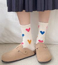 heart socks for women, colorful socks for women, fun socks for women, summer socks for women