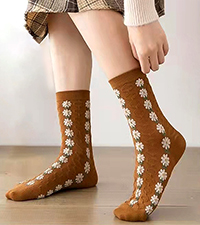 retro socks for women, flower socks for women, ladies socks for women, Court socks for women