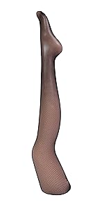 SHEER BLACK MESH TIGHTS