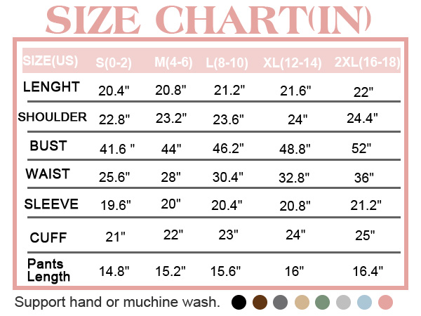 Size Chart of FKEEp Lounge Wear Tacksuit Set