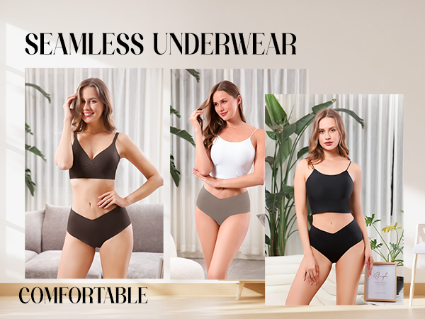 womens soft seamless underwear