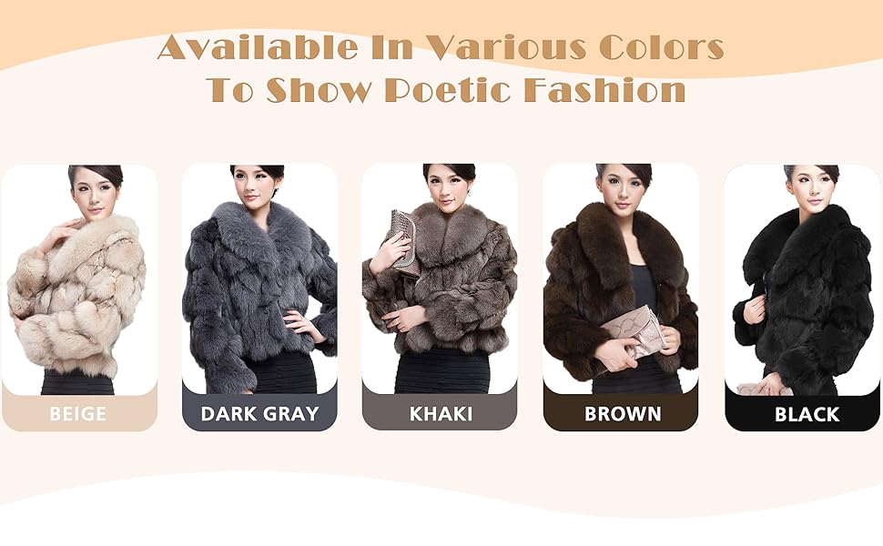 Women''s Genuine Fox Fur Coat for Winter Thick Warm Fur Jacket