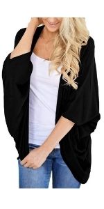 balck kimono cardigan