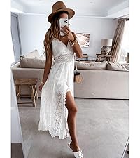 lace white maxi jumpsuit