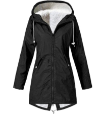 Winter Jackets for Women Thick Womens Warm Fur Fleece Lined Hooded Plus Size Warm Down Parka Coats