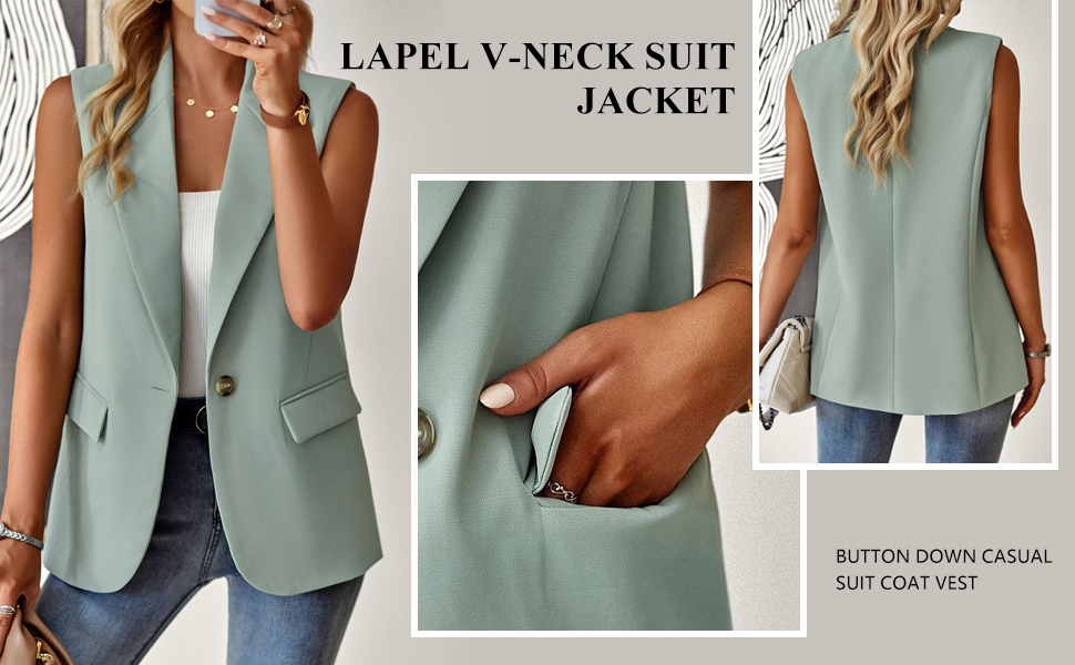 Lapel Blazer Jacket