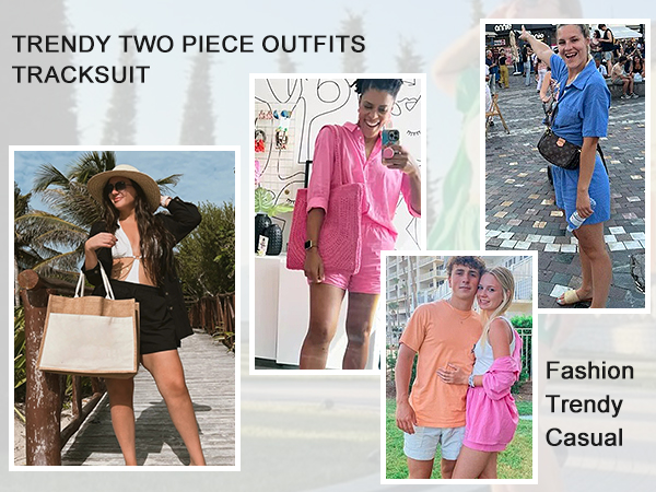 Summer Outfits for Women Lightweight Tracksuits