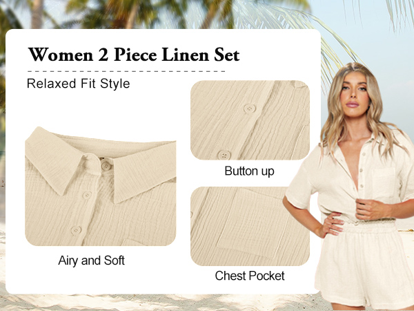 Button Down Lounge Sets For Women