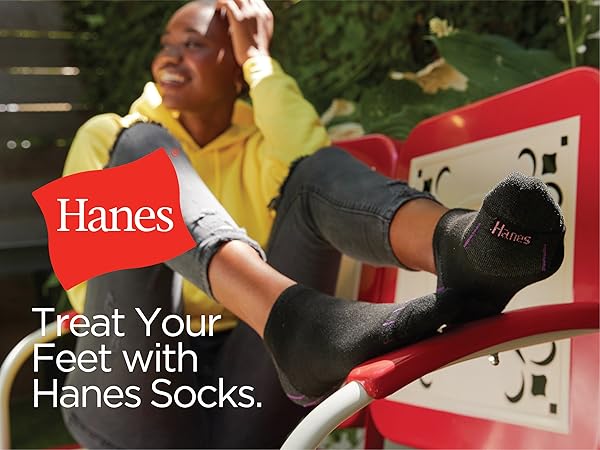 Hanes treat your feet with socks