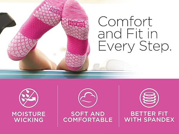 Hanes comfort and fit in every step