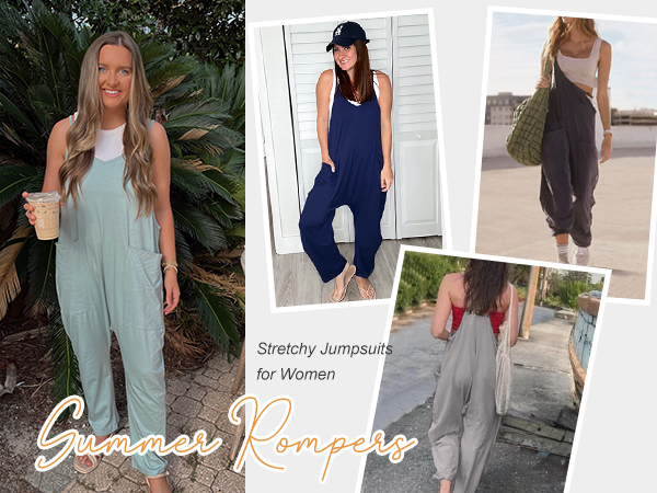 Harem Overalls Rompers