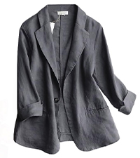 linen blazer women