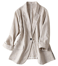 linen blazer women