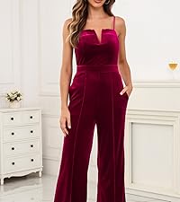 velvet jumpsuit