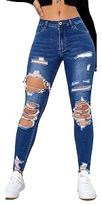 Skinny Denim Pants