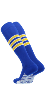 TCK Dugout over the calf baseball socks