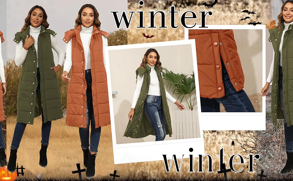 warm vest coat